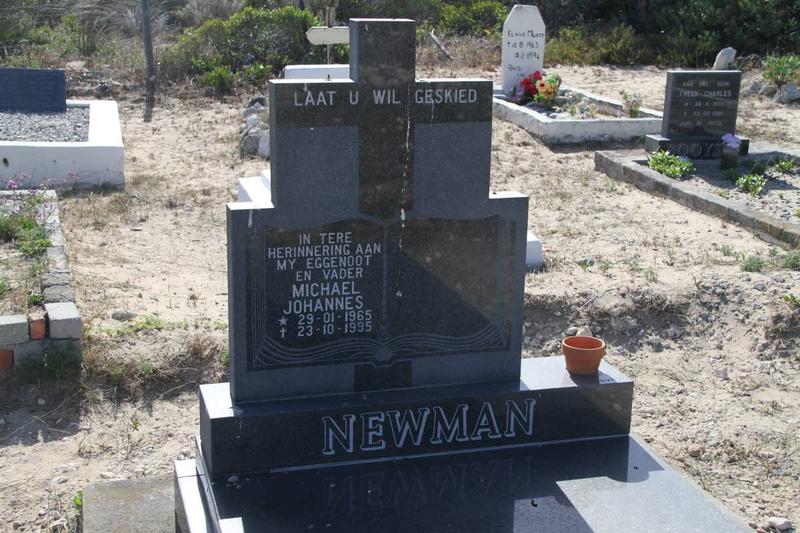 Photo from /search/photos/South Africa/Western Cape/ARNISTON NEW CEMETERY/newman_mj.JPG